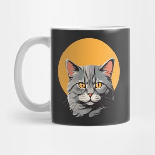 Cat and Moon Mug